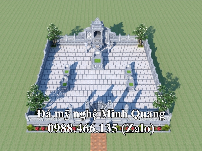 Hình ảnh Khu Lăng Mộ Đá Gia Tộc - Đá Mỹ Nghệ Minh Quang