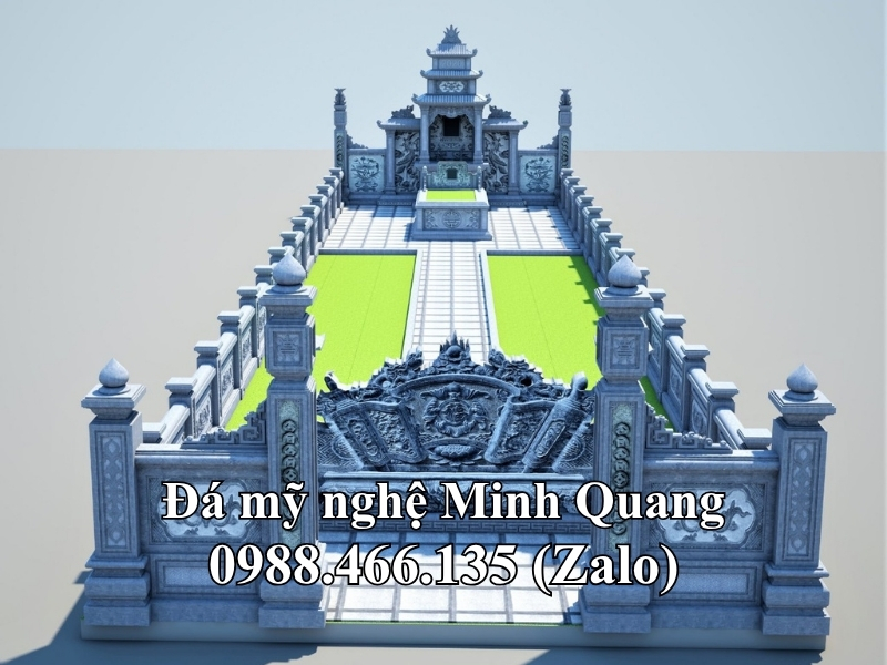 Hình ảnh Khu Lăng Mộ Đá Gia Tộc - Đá Mỹ Nghệ Minh Quang
