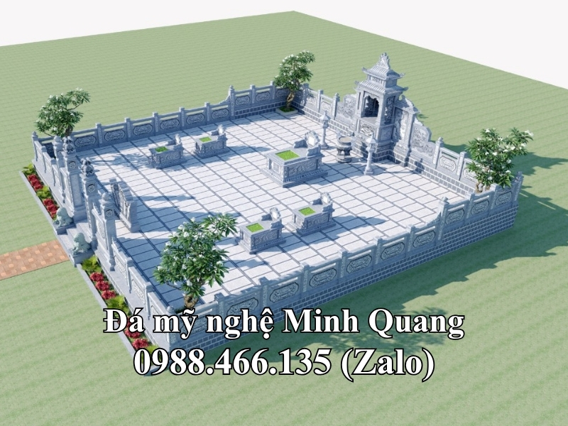 Hình ảnh Khu Lăng Mộ Đá Gia Tộc - Đá Mỹ Nghệ Minh Quang