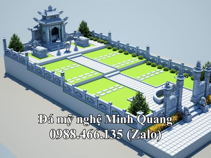 Hình ảnh Khu Lăng Mộ Đá Gia Tộc - Đá Mỹ Nghệ Minh Quang