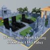 Mẫu Khu Lăng Mộ Đá Gia Tộc xuất xưởng - Đá Mỹ Nghệ Minh Quang