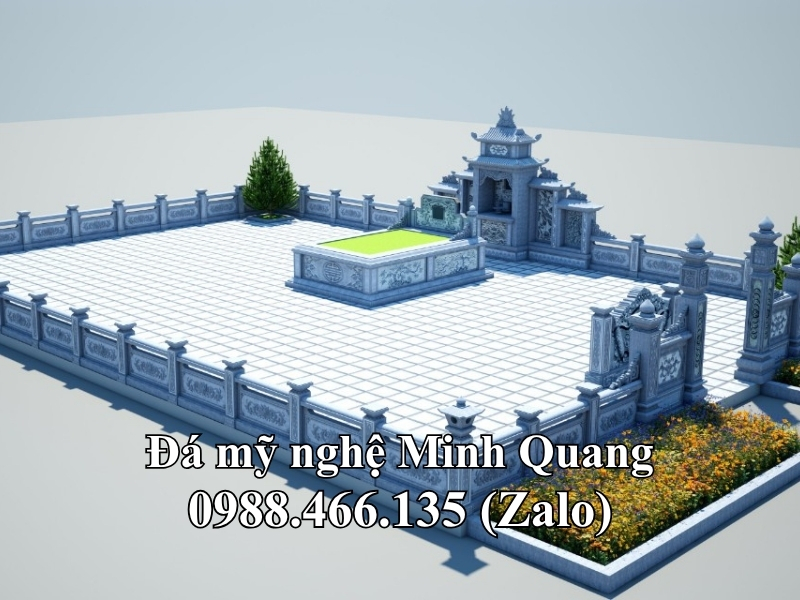 Hình ảnh Khu Lăng Mộ Đá Gia Tộc - Đá Mỹ Nghệ Minh Quang