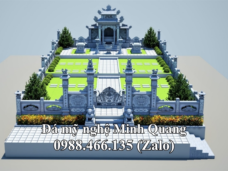 Hình ảnh Khu Lăng Mộ Đá Gia Tộc - Đá Mỹ Nghệ Minh Quang