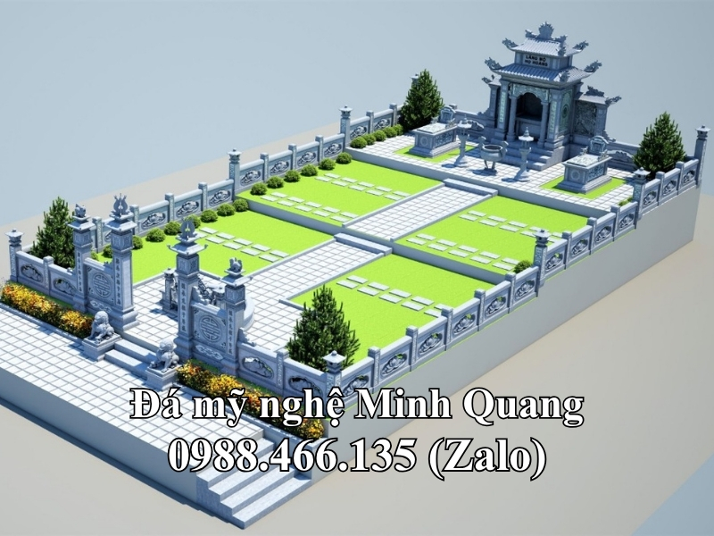 Hình ảnh Khu Lăng Mộ Đá Gia Tộc - Đá Mỹ Nghệ Minh Quang