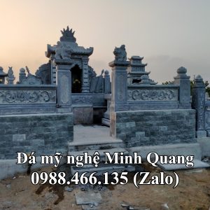 Hình ảnh Khu Lăng Mộ Đá Gia Tộc - Đá Mỹ Nghệ Minh Quang