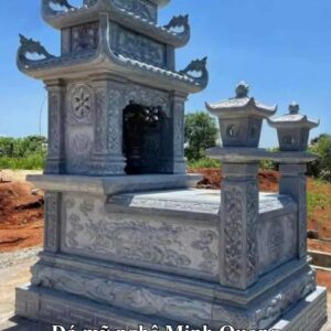 Mẫu Mộ Đá Ba Mái (Mộ Ba Đao) xuất xưởng - Đá Mỹ Nghệ Minh Quang