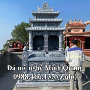 Mẫu Mộ Đá Ba Mái (Mộ Ba Đao) xuất xưởng - Đá Mỹ Nghệ Minh Quang