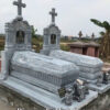 Mẫu Mộ Đá Công Giáo xuất xưởng - Đá Mỹ Nghệ Minh Quang
