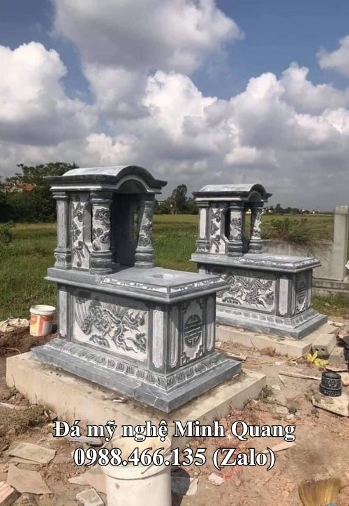 Mẫu Mộ Đá Một Mái (Mộ Mái Vòm) xuất xưởng - Đá Mỹ Nghệ Minh Quang