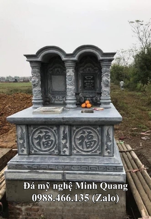 Mẫu Mộ Đá Một Mái (Mộ Mái Vòm) xuất xưởng - Đá Mỹ Nghệ Minh Quang