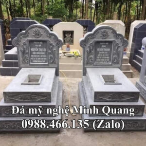 Mẫu Mộ Đá Tam Sơn (Mộ Không Mái) xuất xưởng - Đá Mỹ Nghệ Minh Quang