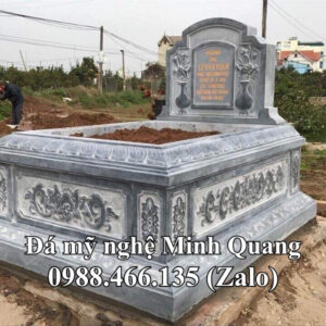 Mẫu Mộ Đá Tam Sơn (Mộ Không Mái) xuất xưởng - Đá Mỹ Nghệ Minh Quang