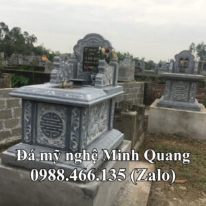 Mẫu Mộ Đá Tam Sơn (Mộ Không Mái) xuất xưởng - Đá Mỹ Nghệ Minh Quang