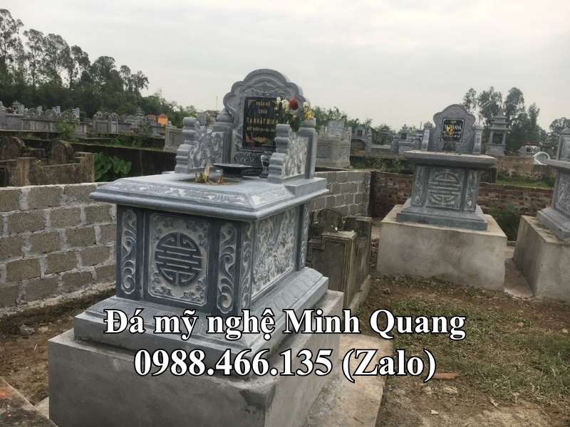 Mẫu Mộ Đá Tam Sơn (Mộ Không Mái) xuất xưởng - Đá Mỹ Nghệ Minh Quang