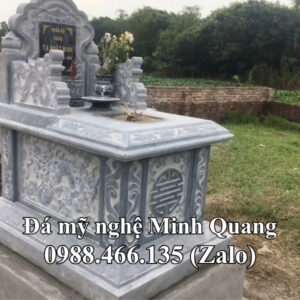 Mẫu Mộ Đá Tam Sơn (Mộ Không Mái) xuất xưởng - Đá Mỹ Nghệ Minh Quang