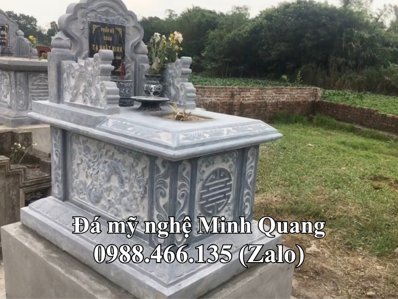 Mẫu Mộ Đá Tam Sơn (Mộ Không Mái) xuất xưởng - Đá Mỹ Nghệ Minh Quang