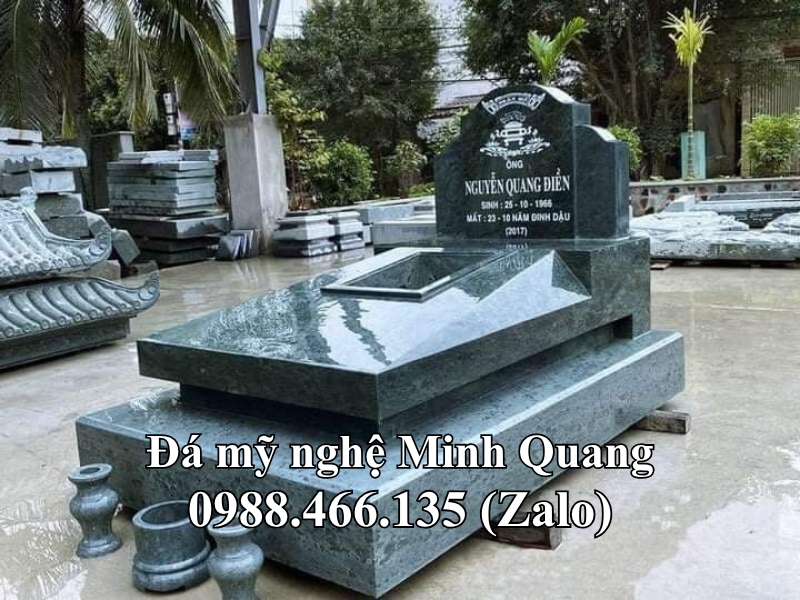 Mẫu Mộ Đá Tam Sơn (Mộ Không Mái) xuất xưởng - Đá Mỹ Nghệ Minh Quang