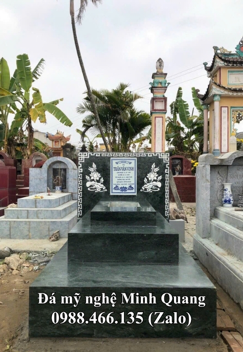 Mẫu Mộ Đá Tam Sơn (Mộ Không Mái) xuất xưởng - Đá Mỹ Nghệ Minh Quang