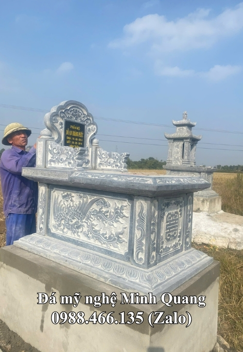 lăng mộ đá giá rẻ chuẩn phong thủy - Đá Mỹ Nghệ Minh Quang