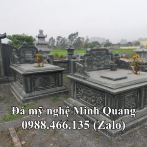 giá mộ đá tròn chuẩn phong thủy - Đá Mỹ Nghệ Minh Quang