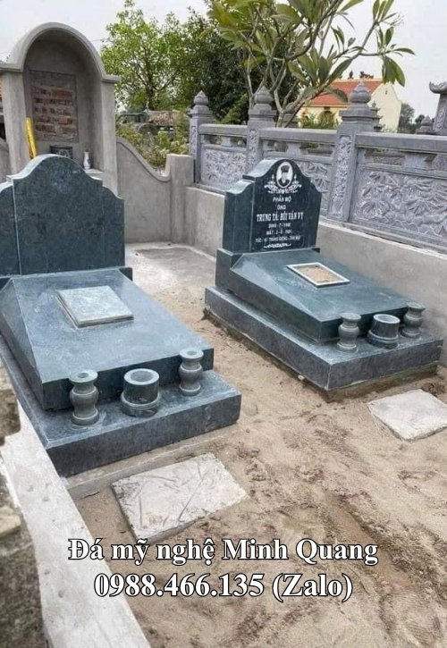 giá mộ đá đơn chuẩn phong thủy - Đá Mỹ Nghệ Minh Quang