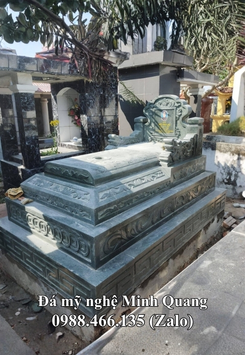 Mẫu Mộ Đá Tam Sơn (Mộ Không Mái) xuất xưởng - Đá Mỹ Nghệ Minh Quang