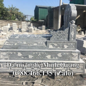 Mẫu Mộ Đá Tam Sơn (Mộ Không Mái) xuất xưởng - Đá Mỹ Nghệ Minh Quang