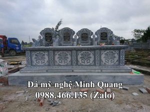 lăng mộ đá xanh giá rẻ chuẩn phong thủy - Đá Mỹ Nghệ Minh Quang