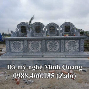 lăng mộ đá xanh giá rẻ chuẩn phong thủy - Đá Mỹ Nghệ Minh Quang