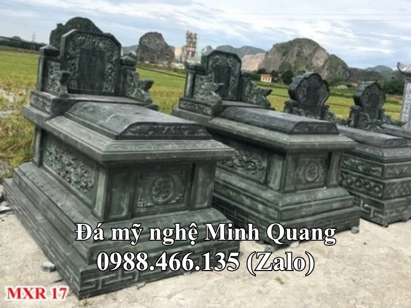 Mẫu Mộ Đá Tam Sơn (Mộ Không Mái) xuất xưởng - Đá Mỹ Nghệ Minh Quang