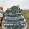 Mẫu Mộ Đá Tròn Phong Thủy xuất xưởng - Đá Mỹ Nghệ Minh Quang